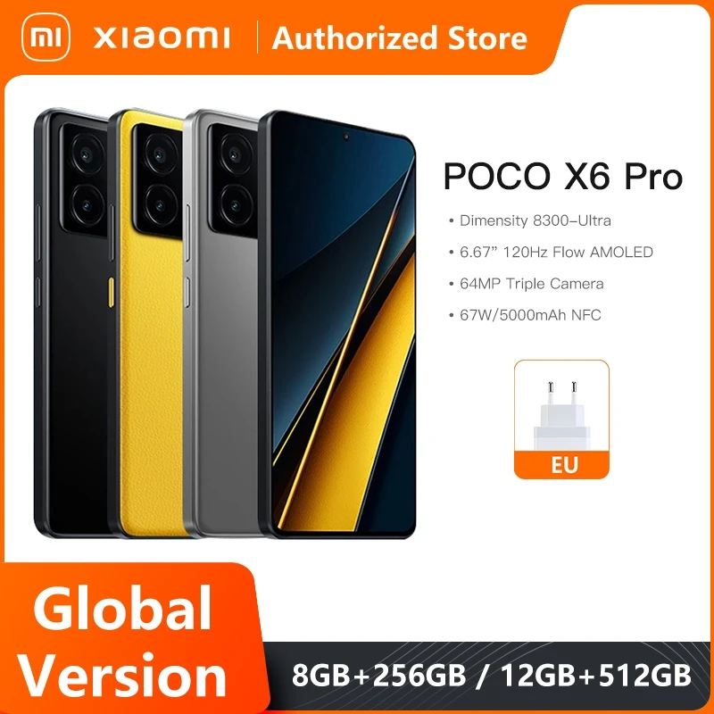 글로벌 버전 POCO X6 프로 5G 256GB/512GB 디멘시티 8300 울트라 67W 64MP 트리플 카메라 후기