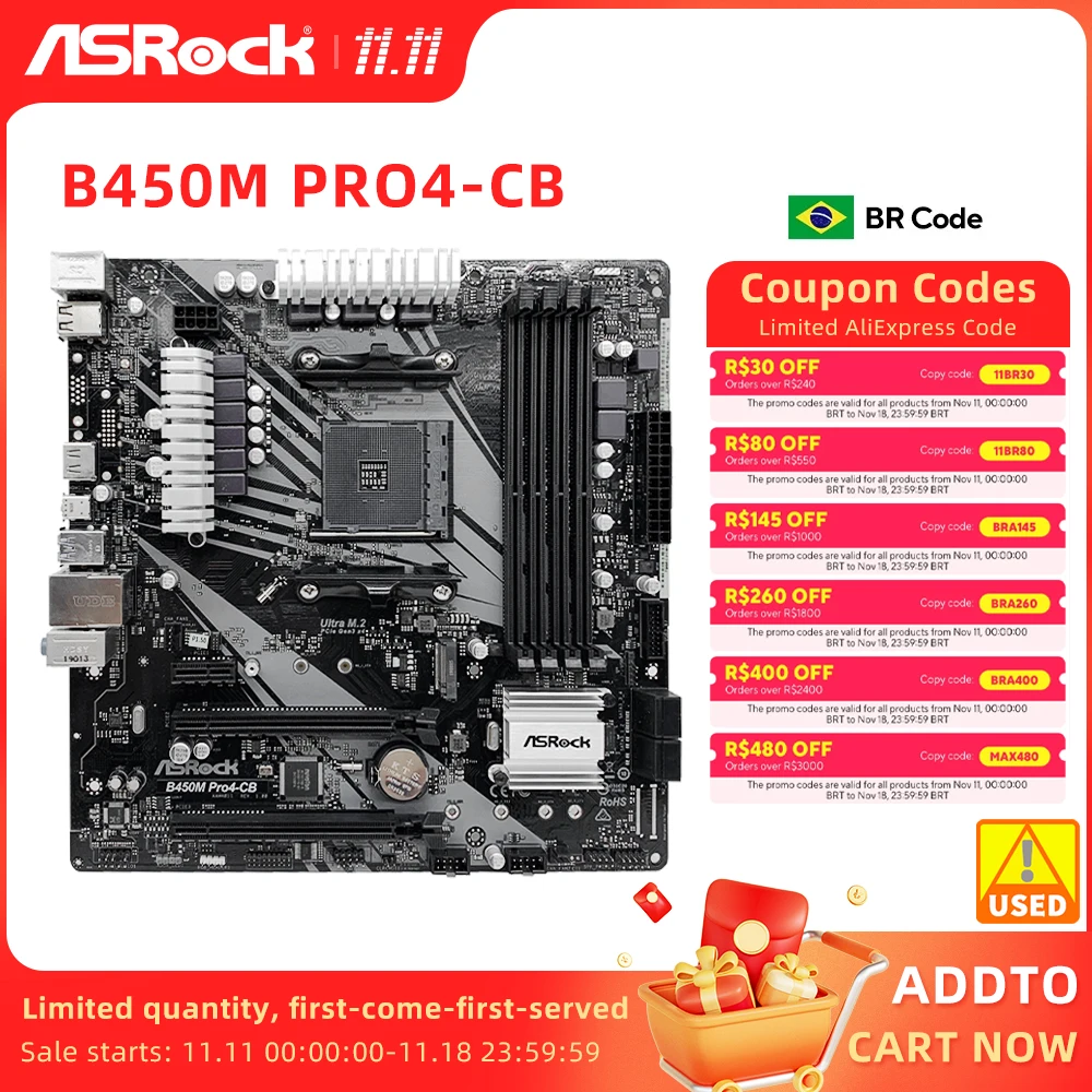 ASRock PRO4-CB 마더보드 소켓 Best