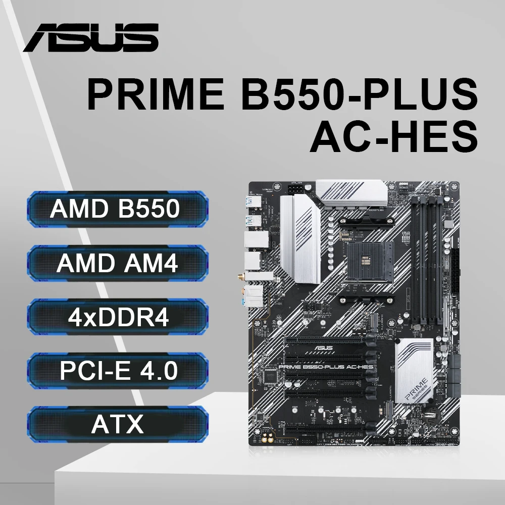 ASUS PRIME B550-PLUS AC-HES 마더보드 선물추천