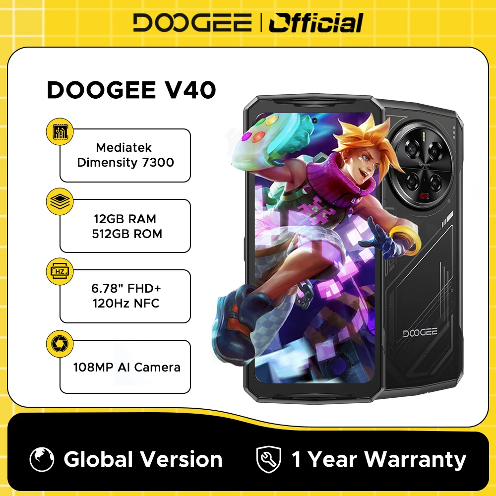 DOOGEE V40 5G 러기드 폰 필수템