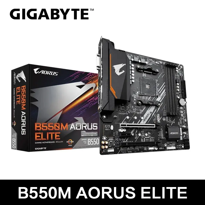 GIGABYTE AORUS ELITE 마더보드 마이크로 ATX 소켓 AM4 내돈내산 리뷰