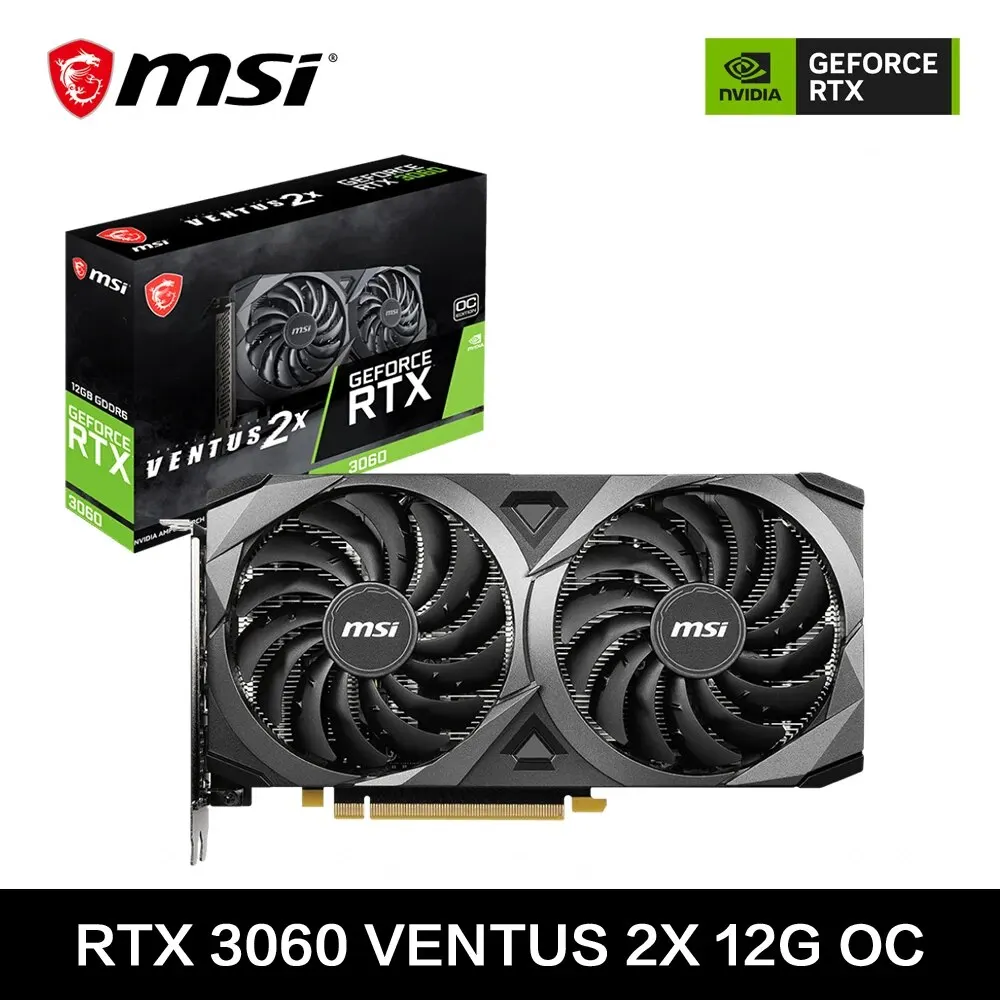 MSI GeForce RTX 3060 VENTUS 2X 12G OC 게이밍 그래픽 카드 할인이벤트